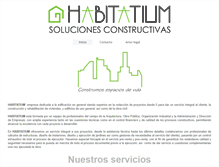 Tablet Screenshot of habitatium.com